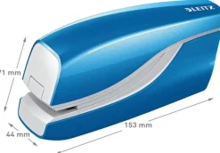 Elhäftare Leitz batteri WOW blå, 10ark