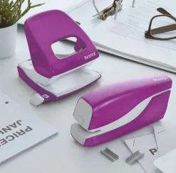Elhäftare Leitz batteri WOW lila, 10ark