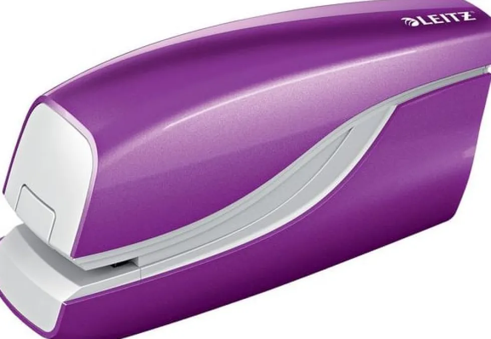 Elhäftare Leitz batteri WOW lila, 10ark