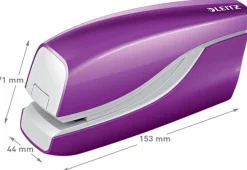 Elhäftare Leitz batteri WOW lila, 10ark