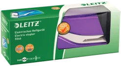 Elhäftare Leitz batteri WOW lila, 10ark
