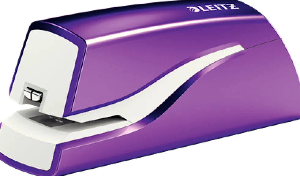 Elhäftare Leitz batteri WOW lila, 10ark