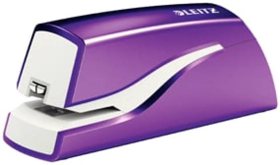 Elhäftare Leitz batteri WOW lila, 10ark