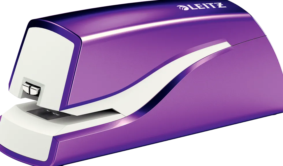Elhäftare Leitz batteri WOW lila, 10ark