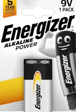 Energizer Alkaline Power 9V (1-pack)
