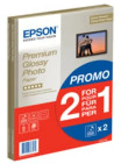 Epson Premium Glossy Photo Paper BOGOF - Blank - A4 (210 x 297