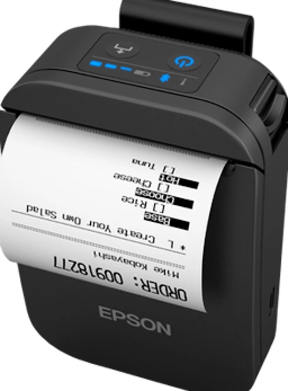 Epson TM-P20II (111): Mobile Receipt, Wi-Fi, USB-C, Black