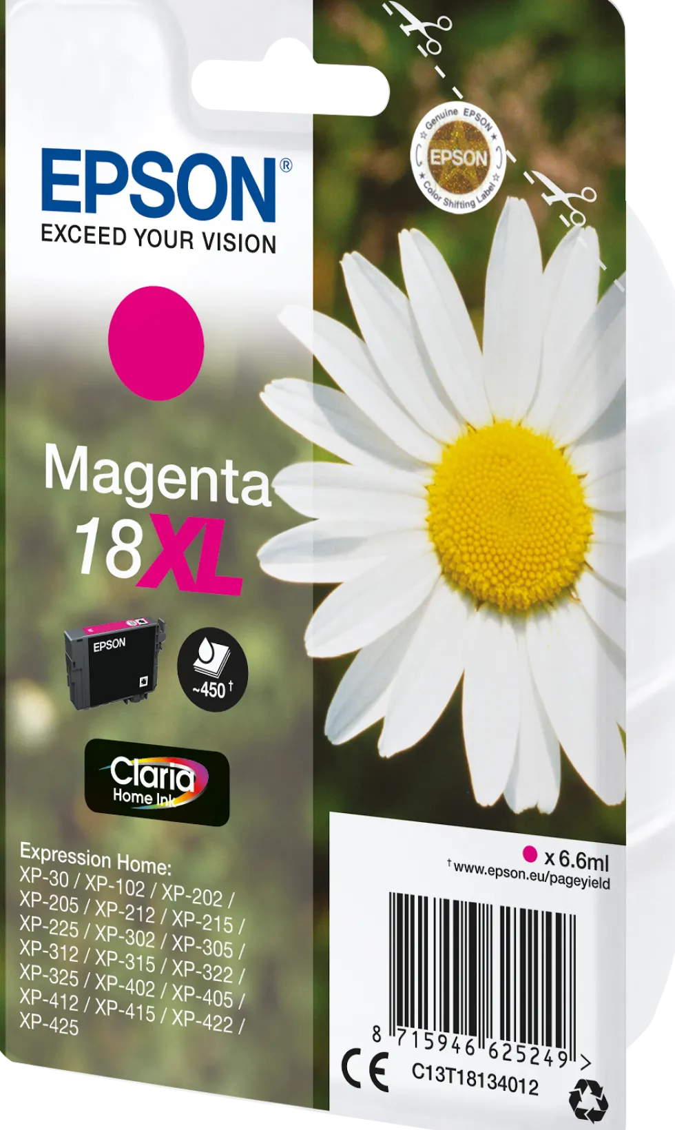 Epson 18XL - 6.6 ml - XL - magenta - original