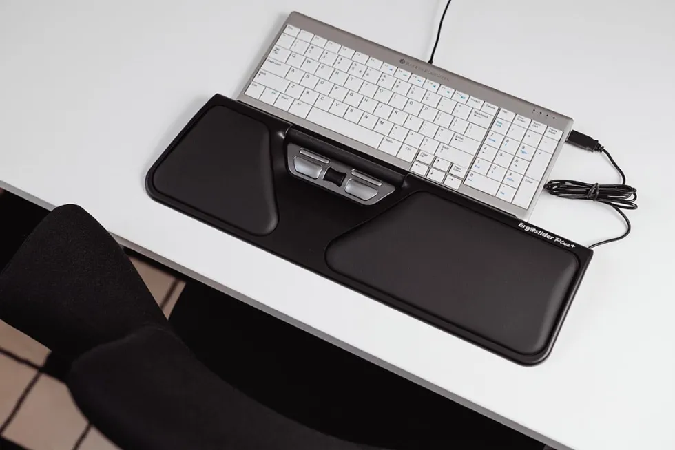 ErgoSlider Plus+ wrist rest tillbehör