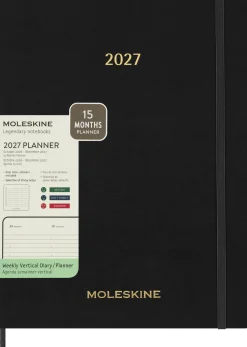 Essential Planner Weekly Vertical XXL Svart 2027