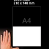 Etikett AVERY Slitstark A5 210x148mm, 40/FP