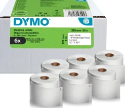 Etikett DYMO LW Frakt 102x210mm 6rl/krt