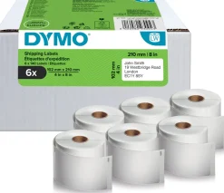Etikett DYMO LW Frakt 102x210mm 6rl/krt