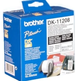 Etiketter BROTHER Adress Stor DK-11208, 38x90mm, 400/fp