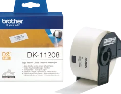 Etiketter BROTHER Adress Stor DK-11208, 38x90mm, 400/fp