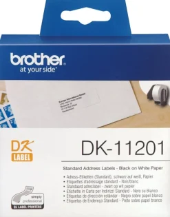 Etiketter BROTHER Adress Universal DK-11201, 90x29mm, 400/rl