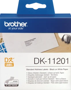 Etiketter BROTHER Adress Universal DK-11201, 90x29mm, 400/rl