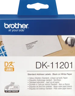 Etiketter BROTHER Adress Universal DK-11201, 90x29mm, 400/rl