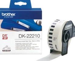 Etiketter BROTHER Löpande tejp DK-22210, 29mm x 30,48m
