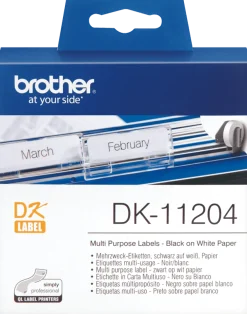 Etiketter BROTHER Universal DK-11204, 54x17mm, 400/fp