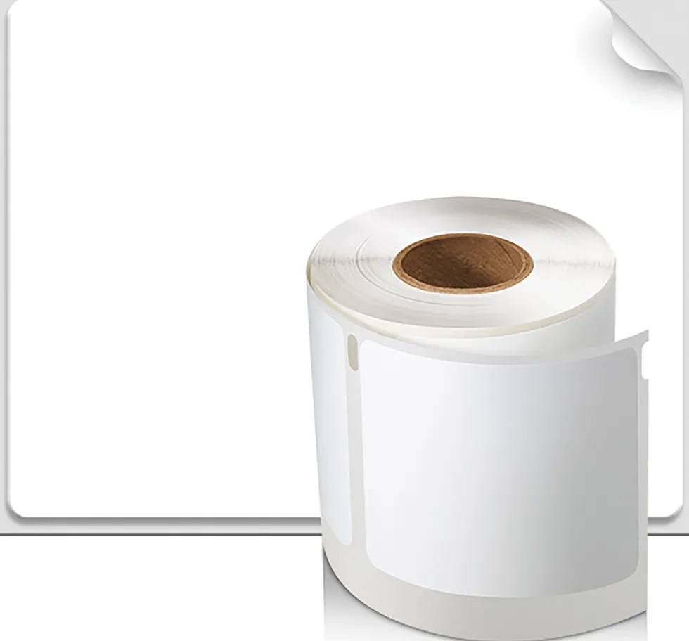 Etiketter Dymo LW Diskett, vit, 70x54mm, 320/fp