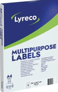Etikett LYRECO 99,1x67,7mm 800/fp