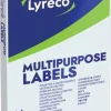 Etikett LYRECO 105x48mm 1200/fp