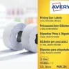 Etikett 26x12 G1 vit 10-rullar
