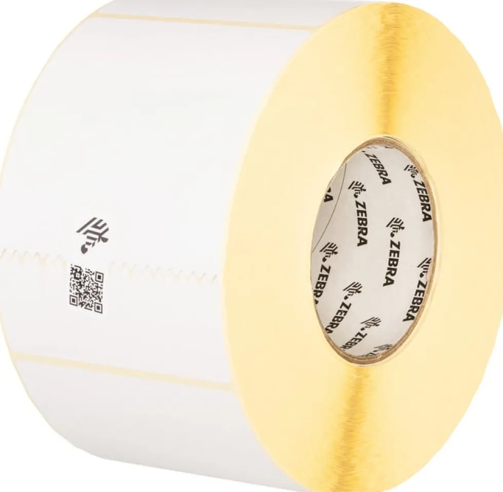 Etikett ZEBRA 51x25 mm Perfor 20640/fp