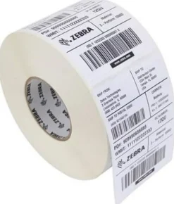 Etikett ZEBRA 51x25 mm Perfor 20640/fp