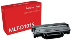 EVERYDAY Black Toner replaces Samsung MLT-D101S, Standard ca