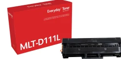 EVERYDAY Black Toner replaces Samsung MLT-D111L, High Capaci