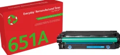 EVERYDAY Cyan Toner Remanufactured 651A 650A 307A, Standard