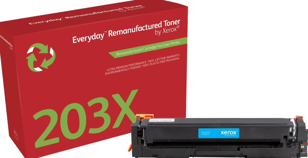 EVERYDAY Remanufactured Toner Cyan 203X, High Capacity