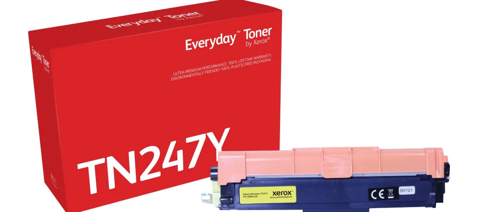 EVERYDAY Yellow Toner replaces Brother TN247Y, High Capacity