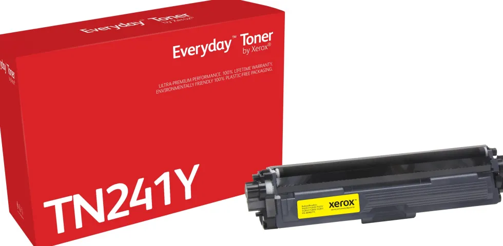 EVERYDAY Yellow Toner replaces Brother TN241Y, Standard Capa