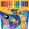 Fiberpenna BIC Kids Visa, 12/fp