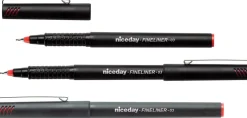 Fiberpenna Niceday fine röd
