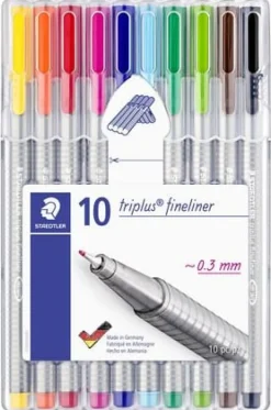 Fiberpenna STAEDTLER Triplus, 0,3mm, 10/fp