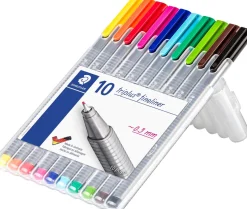 Fiberpenna STAEDTLER Triplus, 0,3mm, 10/fp