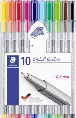 Fiberpenna STAEDTLER Triplus, 0,3mm, 10/fp