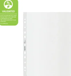 Ficka Leitz Recycle A4 klar präglad 25