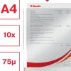 Ficka PP A4 75my glasklar (10)