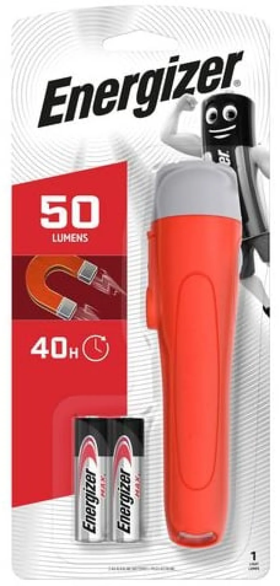 Ficklampa ENERGIZER 2AA magnet 50lm