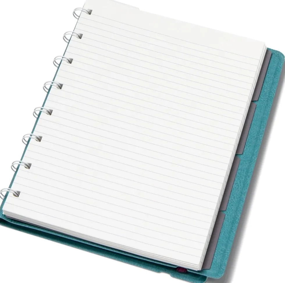 Filofax Anteckningsbok A5 Linjerad Teal