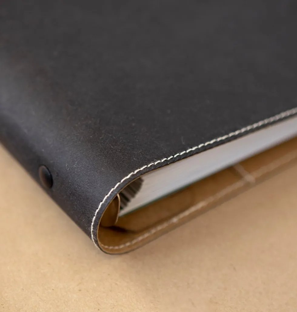 Filofax Eco Essential A5 Systemkalender Ebenholts