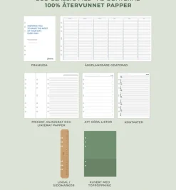 Filofax Eco Essential A5 Systemkalender Askgrå