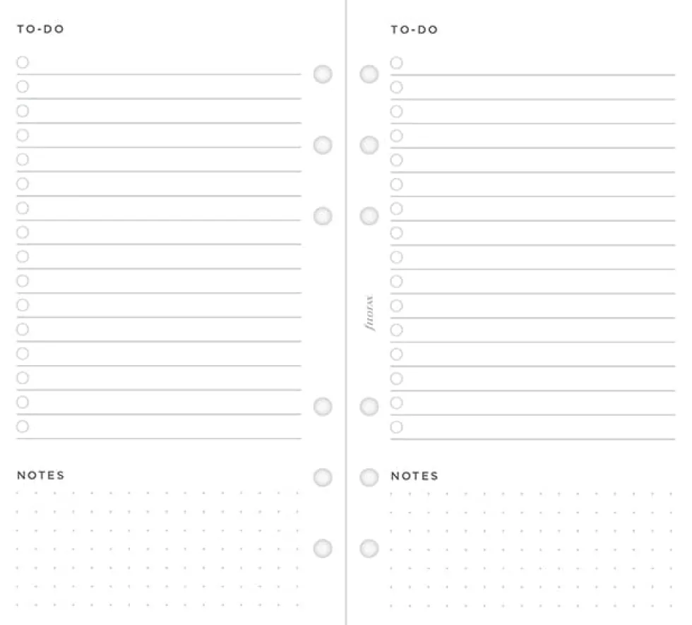 Filofax To-Do Refill Personal