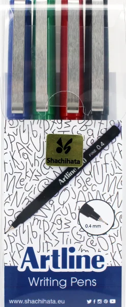 Fineliner Artline 200 Fine 0.4 4-pack