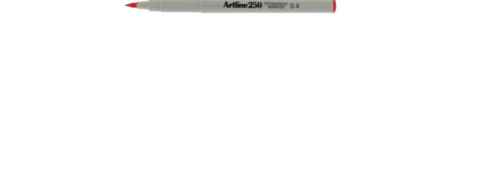 Fineliner Artline 250 Permanent 0.4 röd